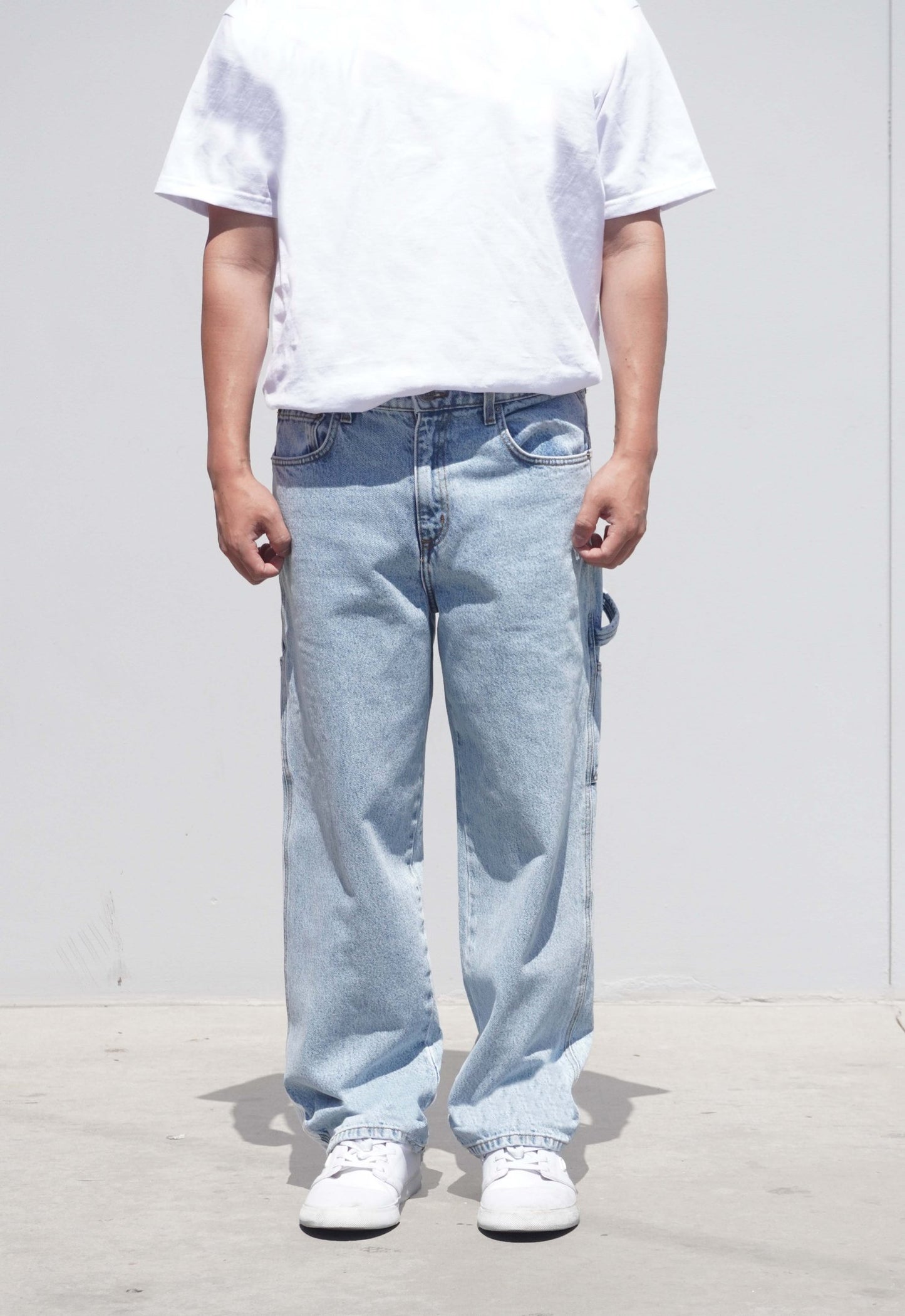Neo Blue Baggy Jeans