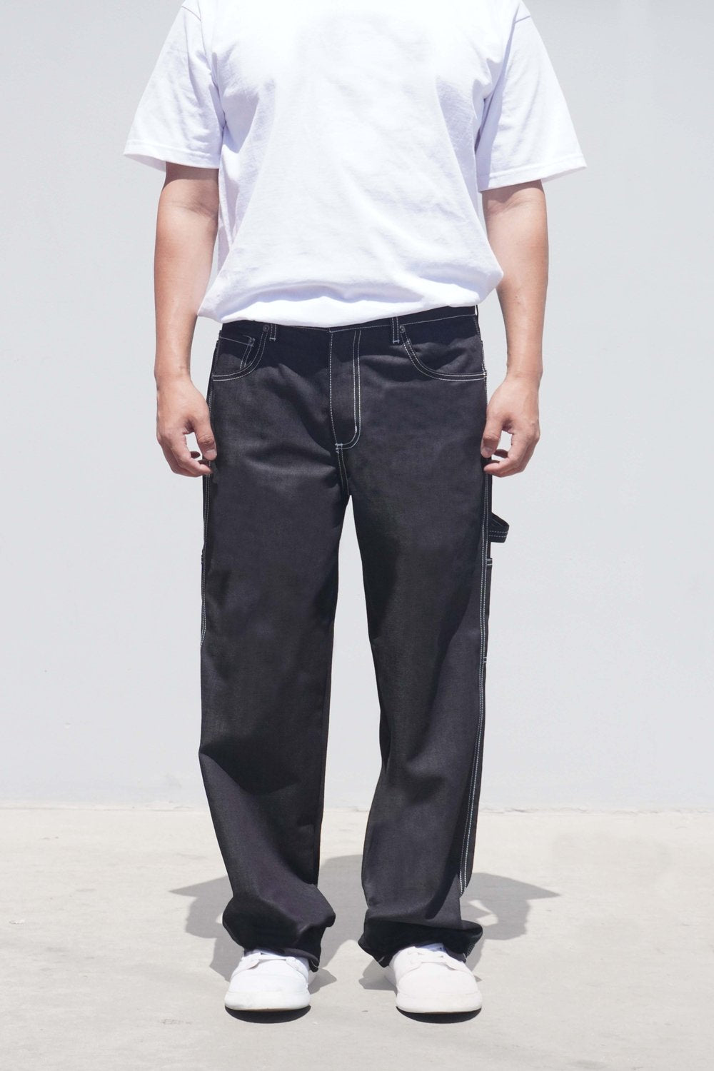 Neo Blue Baggy Jeans