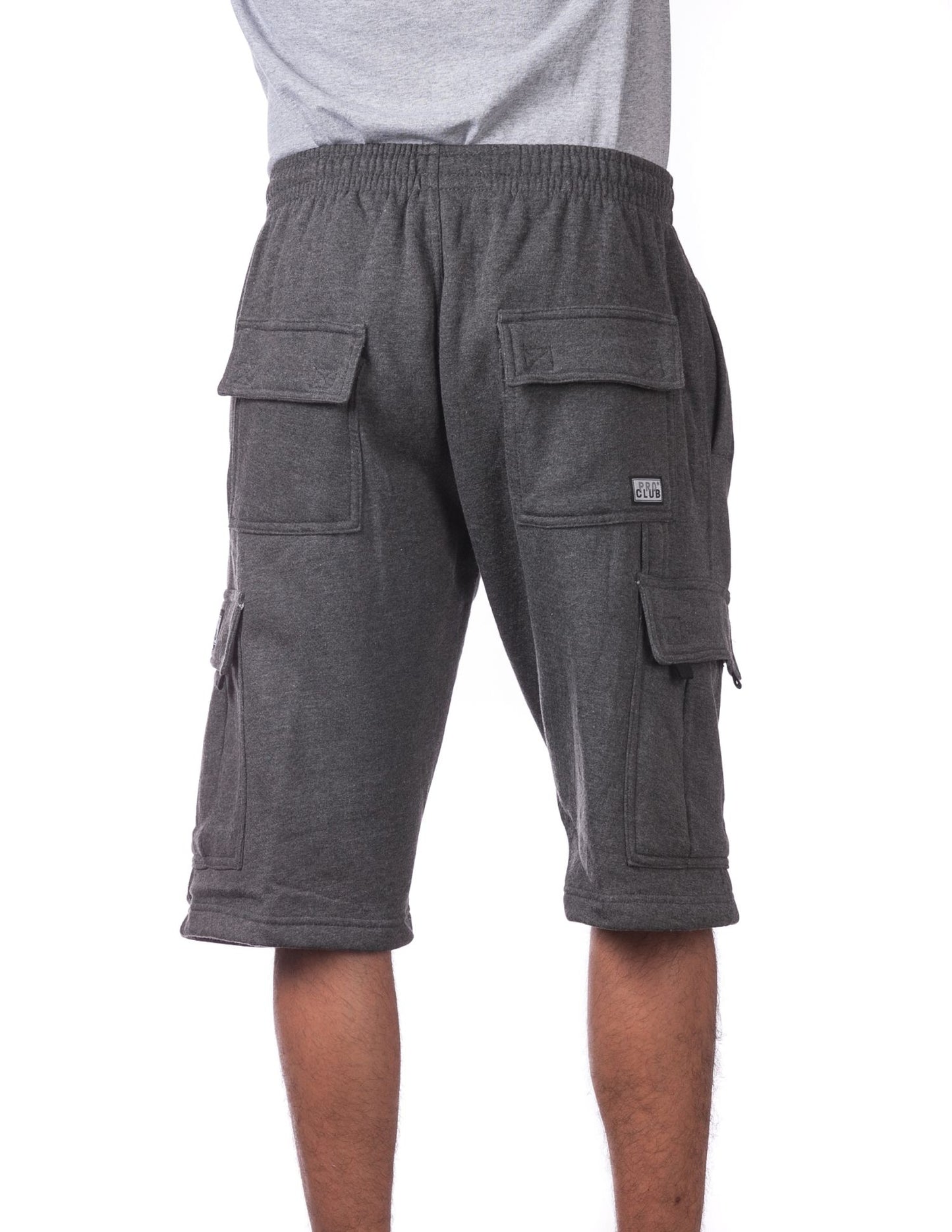 Pro Club Men's Fleece Cargo Shorts