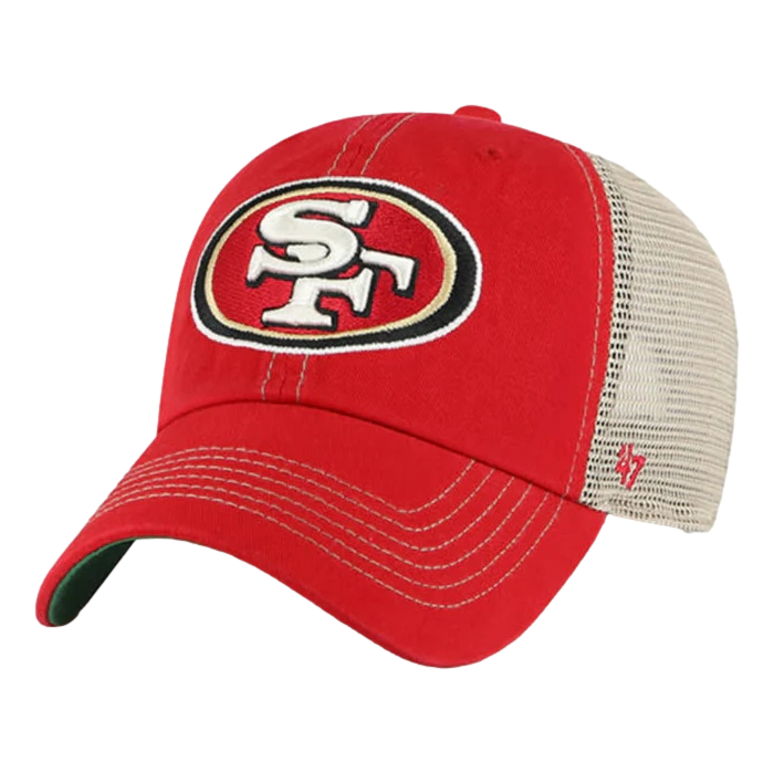 '47 Brand Clean Up San Francisco 49ers Red Trawler Adjustable Hat