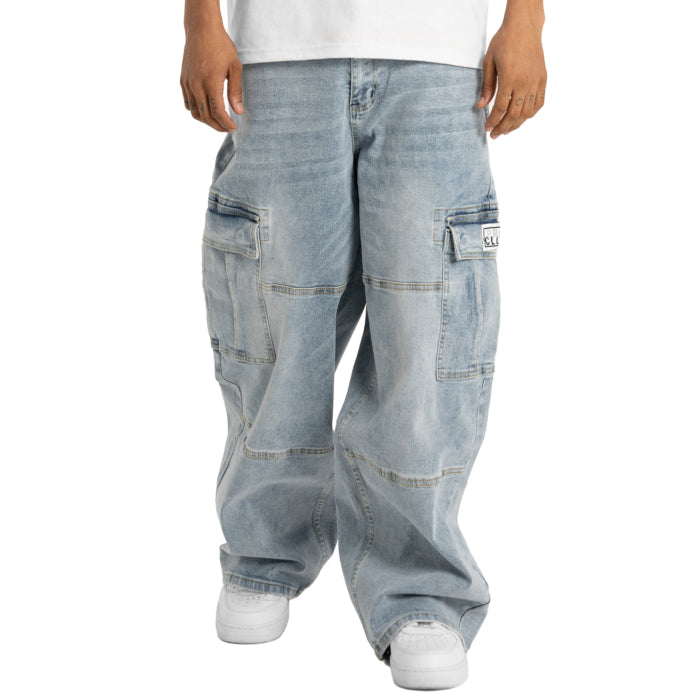 Pro Club Heavweight Baggy Fit Denim Cargo Pant
