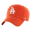 '47 Brand Clean Up Los Angeles Dodgers Orange Adjustable Hat