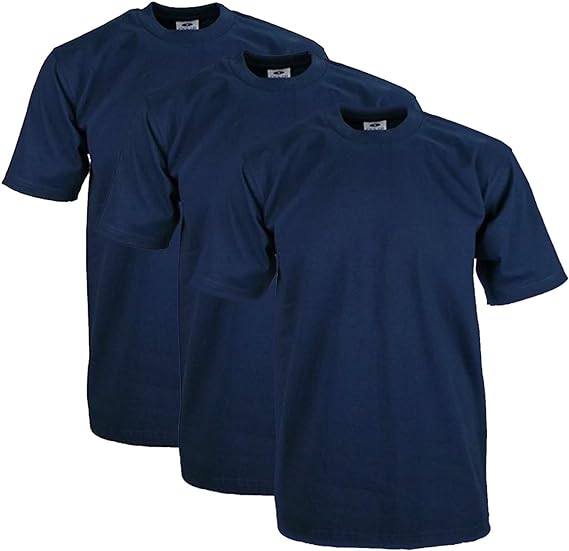 Pro Club Men's Heavyweight T-Shirt 3 Pack