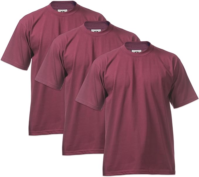 Pro Club Men's Heavyweight T-Shirt 3 Pack