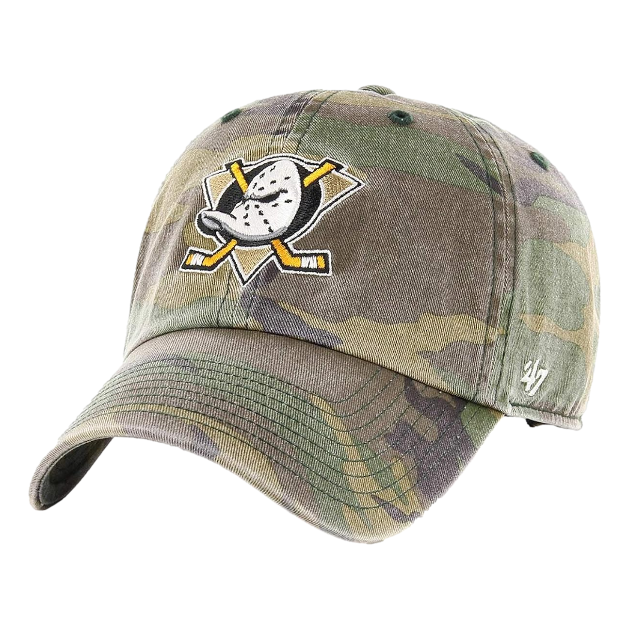 '47 Brand Clean Up Anaheim Ducks Camo Adjustable Hat