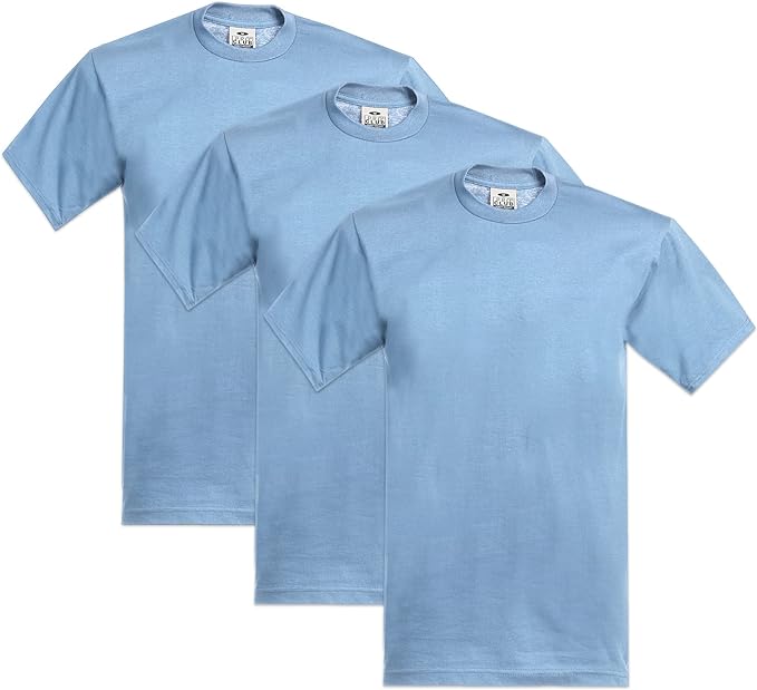 Pro Club Men's Heavyweight T-Shirt 3 Pack