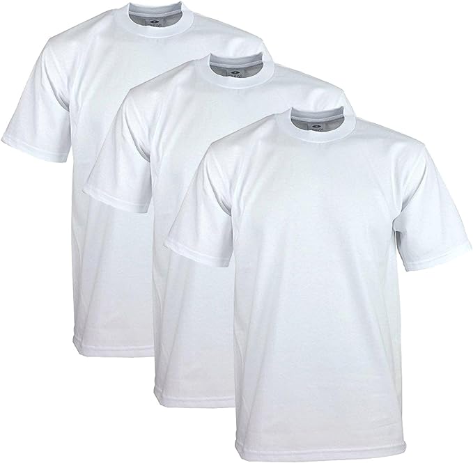 Pro Club Men's Heavyweight T-Shirt 3 Pack