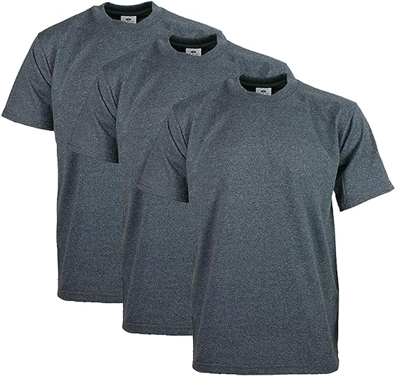 Pro Club Men's Heavyweight T-Shirt 3 Pack