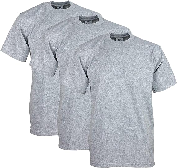 Pro Club Men's Heavyweight T-Shirt 3 Pack