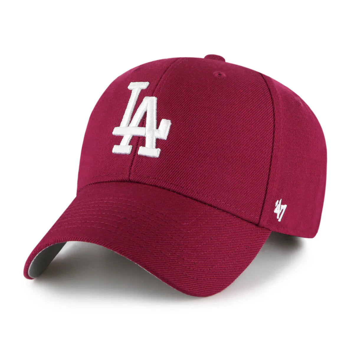 '47 Brand MVP Los Angeles Dodgers Cardinal Adjustable Hat