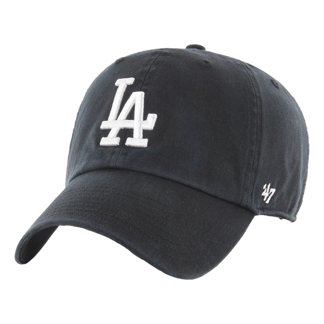 '47 Brand Clean Up Los Angeles Dodgers Black Adjustable Hat