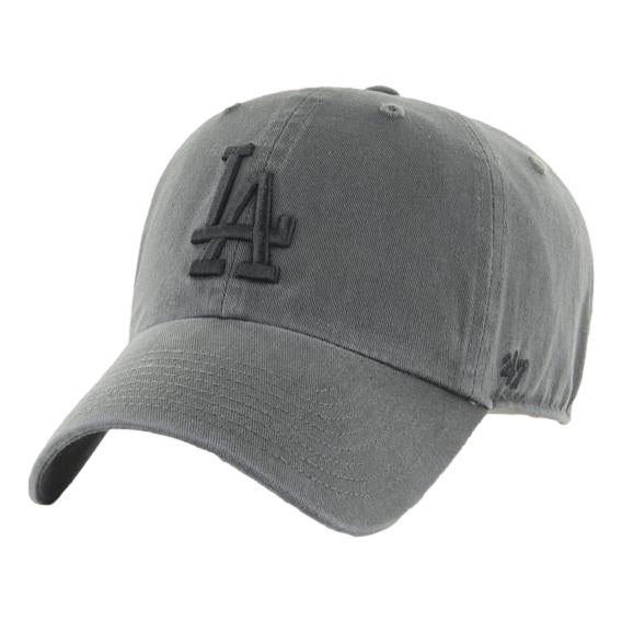 '47 Brand Clean Up Los Angeles Dodgers Charcoal Adjustable Hat