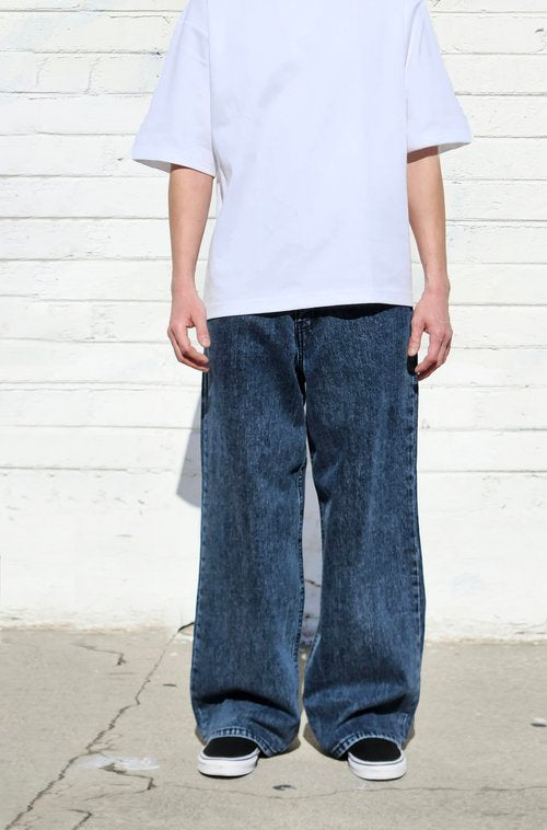 Neo Blue Super Baggy Jeans