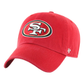 '47 Brand Clean Up San Francisco 49ers Red Adjustable Hat