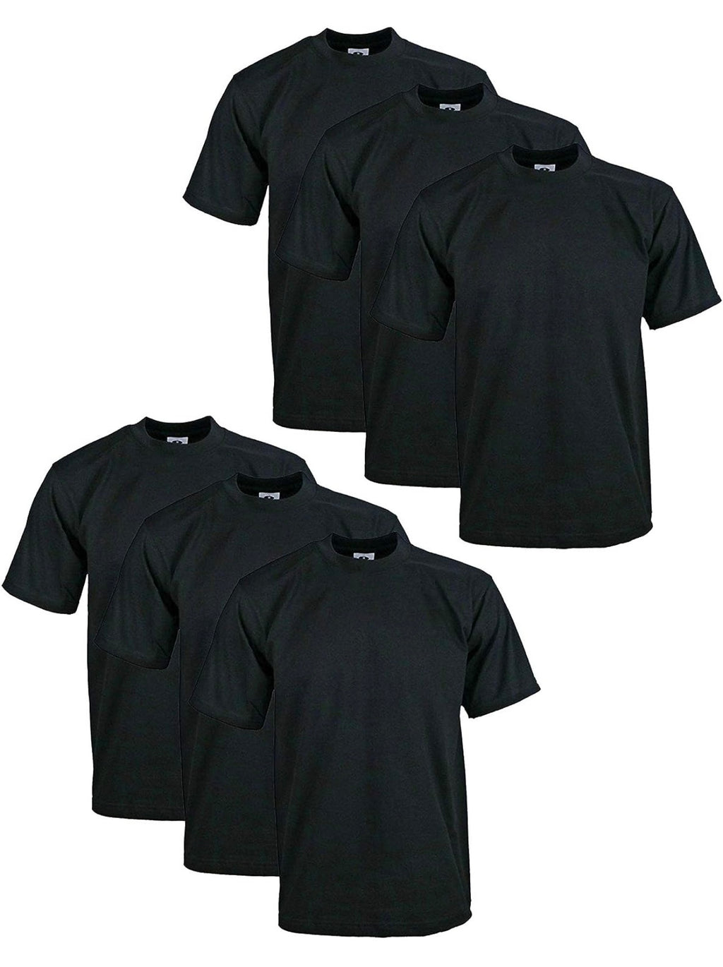Pro Club Men's Heavyweight T-Shirt 6 Pack