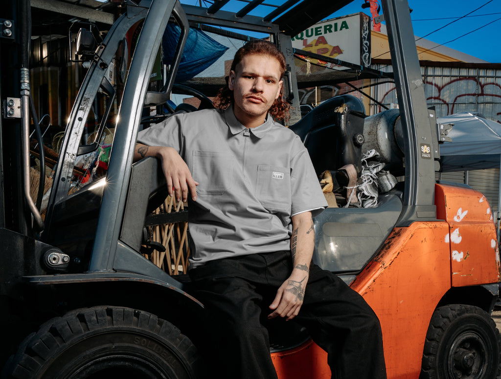 Pro Club Men's Heavyweight Half-Zip Work Shirt