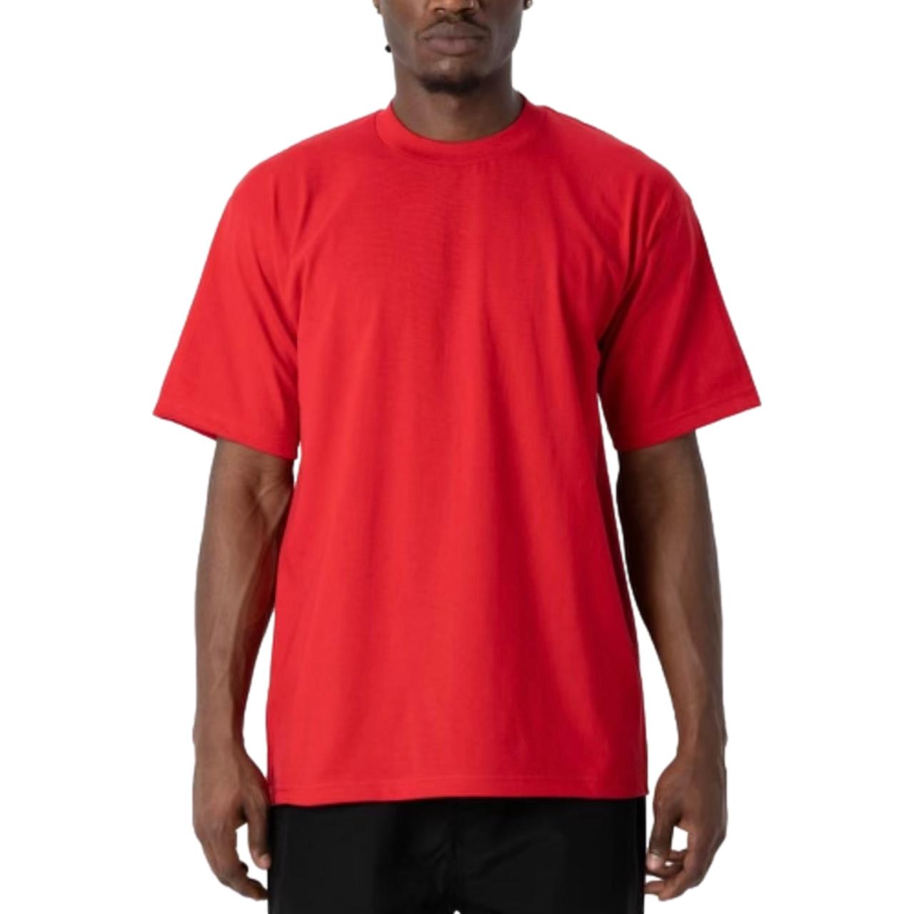 Pro Club Men's Heavyweight Cotton Short Sleeve Crew Neck T-Shirt