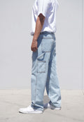Neo Blue Baggy Jeans