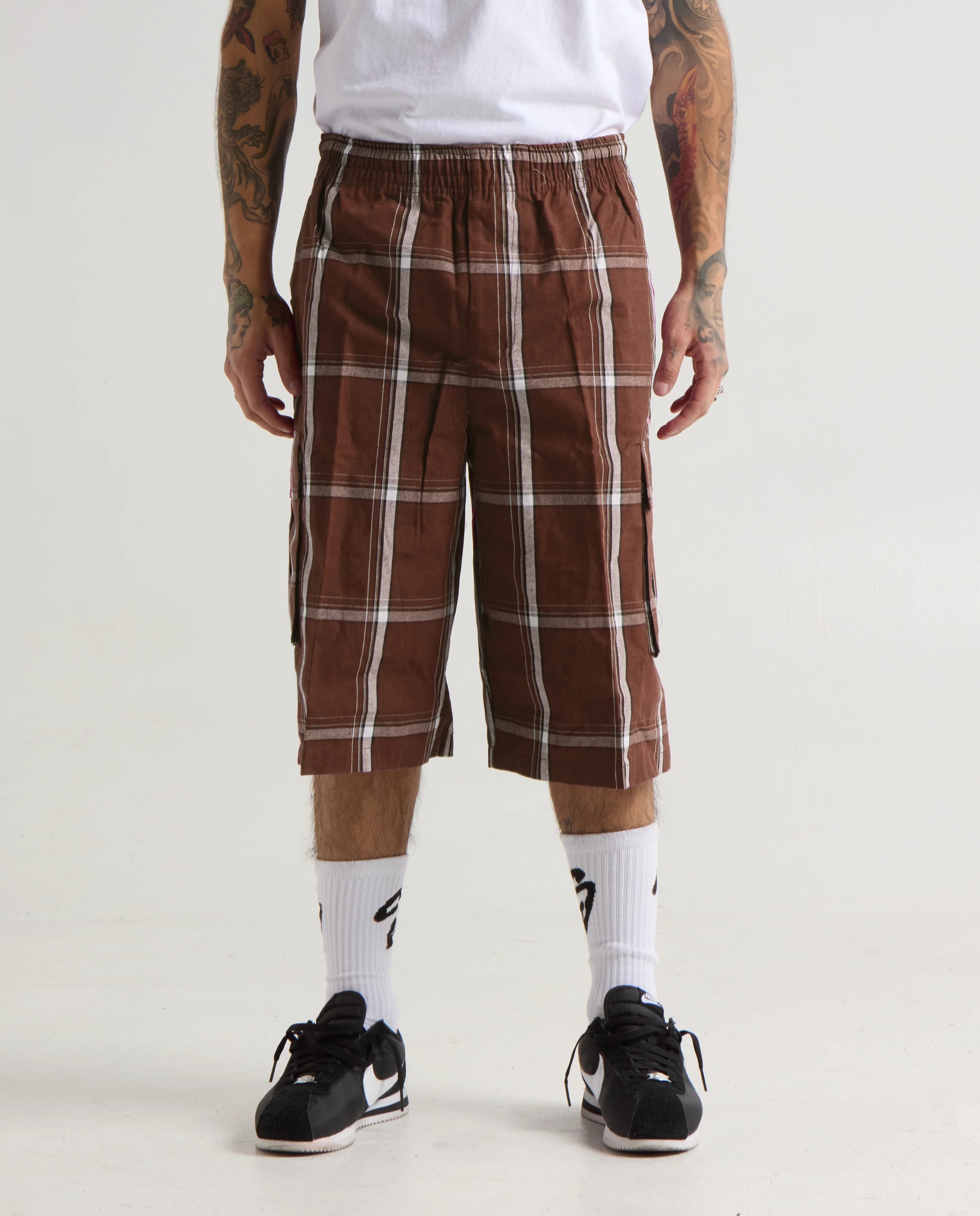 Shaka Plaid Shorts