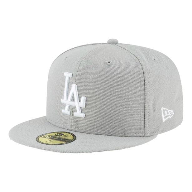 New Era Los Angeles Dodgers Grey 59FIFTY Fitted Hat – Knsportswear