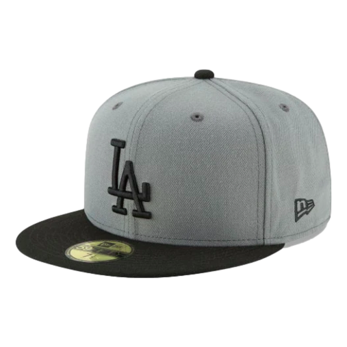New Era Los Angeles Dodgers Storm Gray Black 59FIFTY Fitted Hat