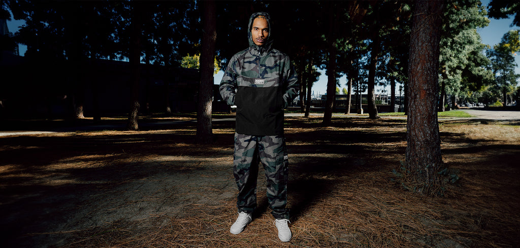 Pro Club Men's Anorak Windbreaker Pullover