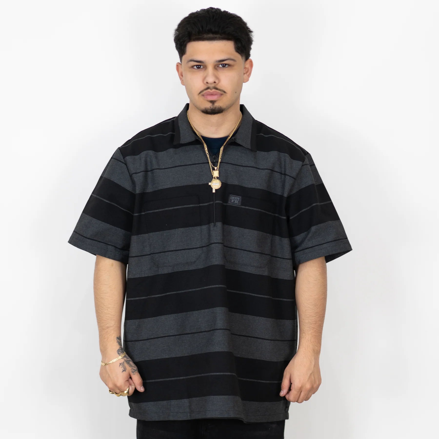 FB County Men's 1/2 Zip Short Sleeve Shirt – Knsportswear
