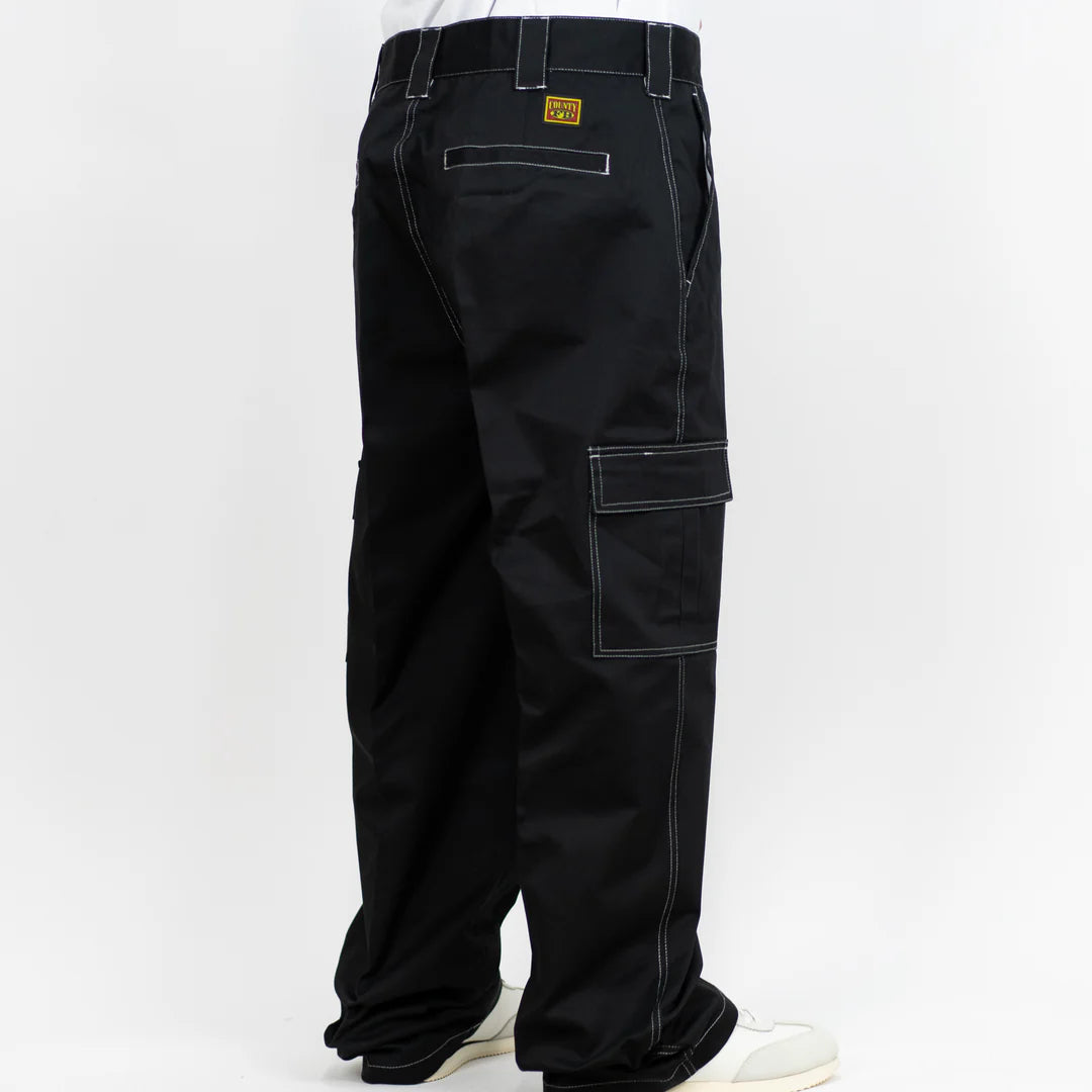 FB County Kackies Cargo Pants Black/White