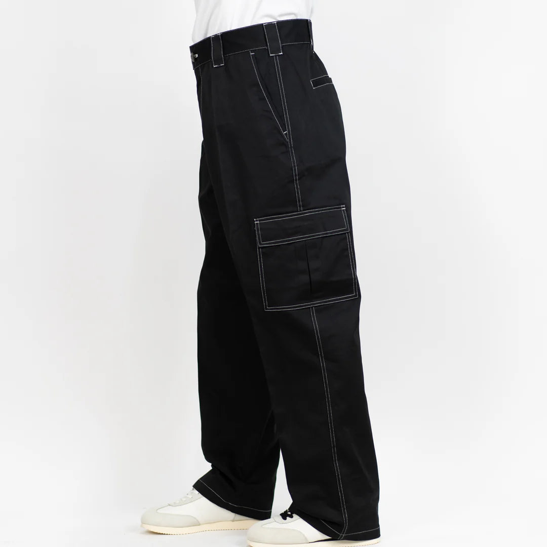 FB County Kackies Cargo Pants Black/White