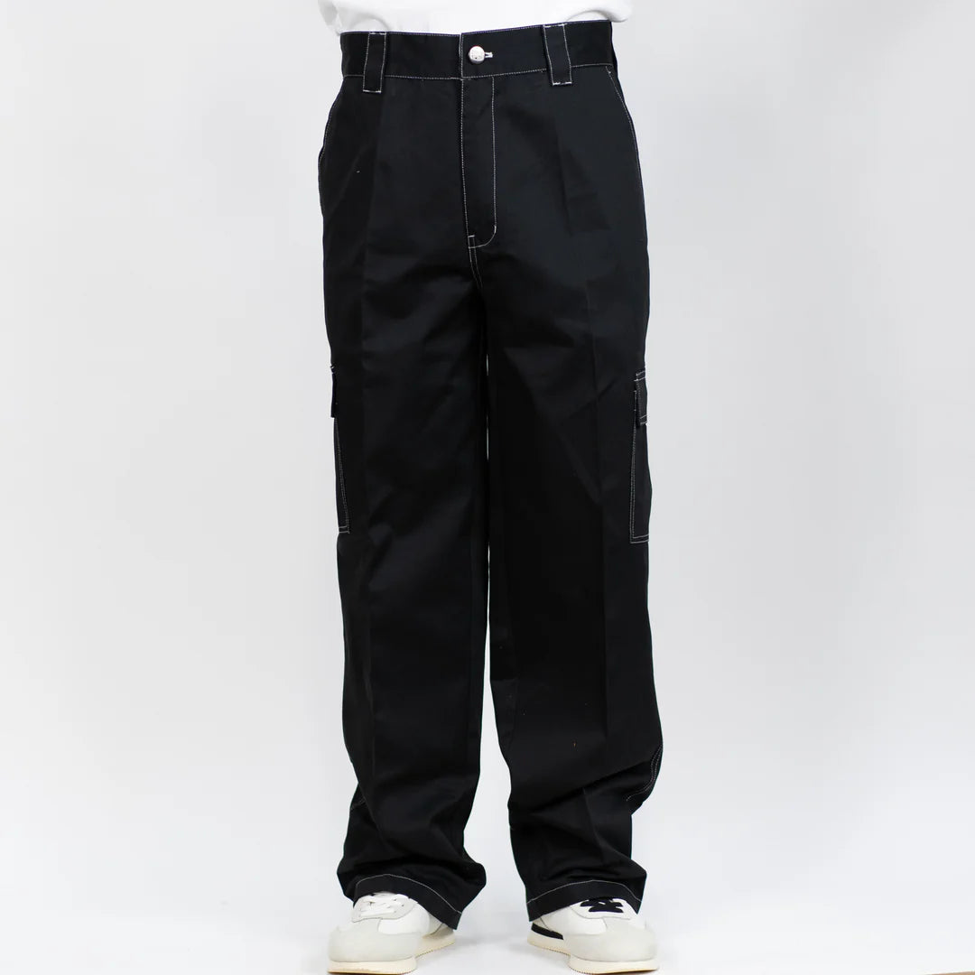 FB County Kackies Cargo Pants Black/White