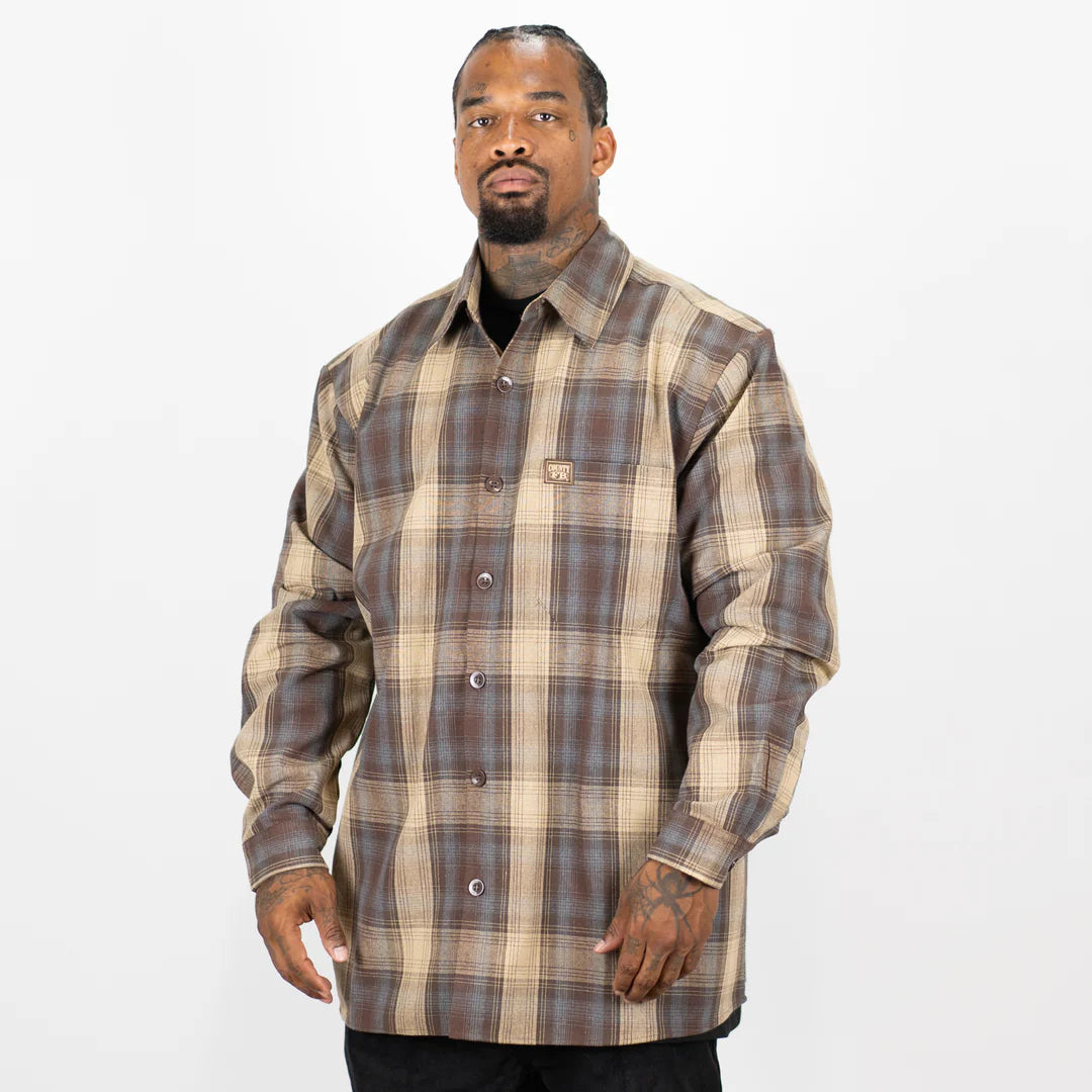 FB County Men's Checkered Long Sleeve Flannels