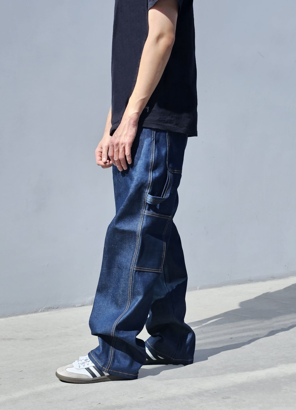 Neo Blue Baggy Jeans