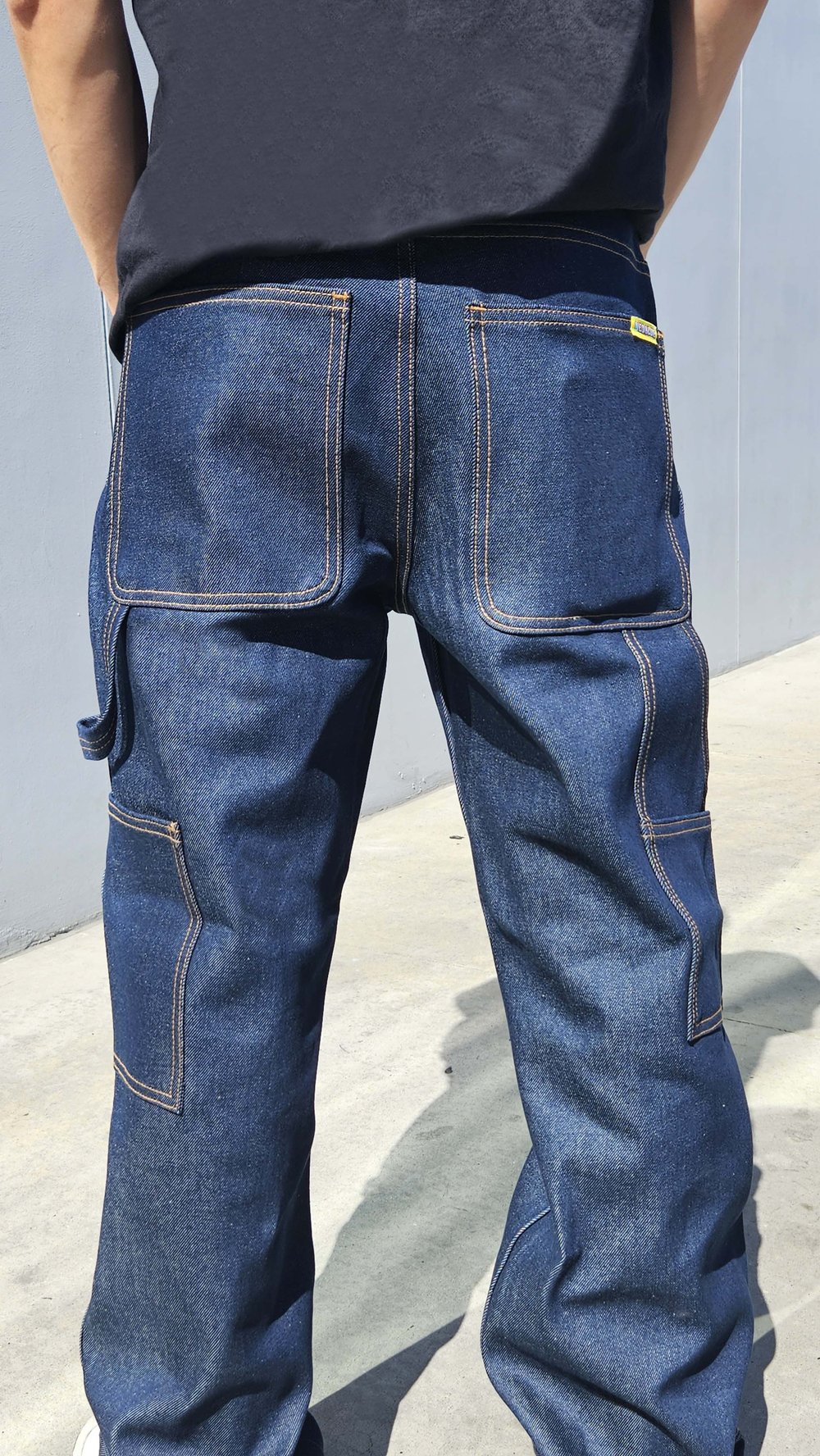 Neo Blue Baggy Jeans