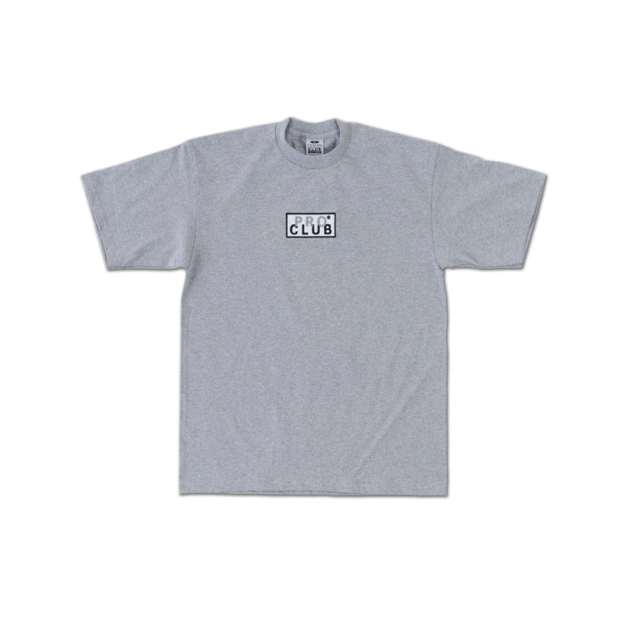 Pro Club Heavyweight Short Sleeve Embroidered Box Logo Tee