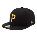 New Era Pittsburg Pirates Black Game Authentic Collection On-Field 59FIFTY Fitted Hat