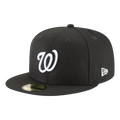 New Era Washington Nationals Black & White Collection 59FIFTY Fitted Hat