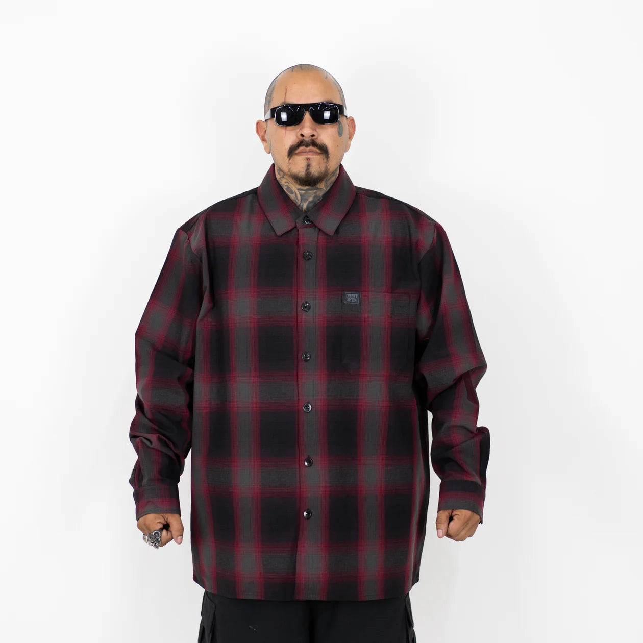 FB County Men's Checkered Long Sleeve Flannels