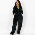 FB County Women's Rhinestone Velour Tracksuit